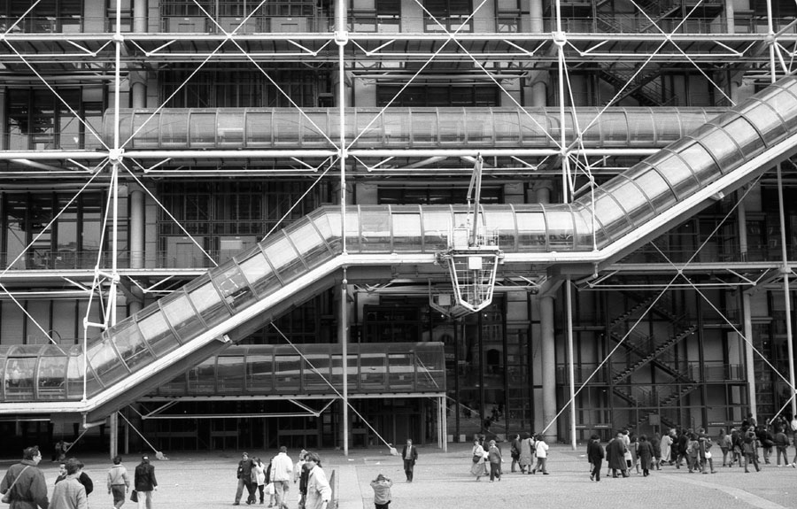 Parigi '90 il Beaubourg