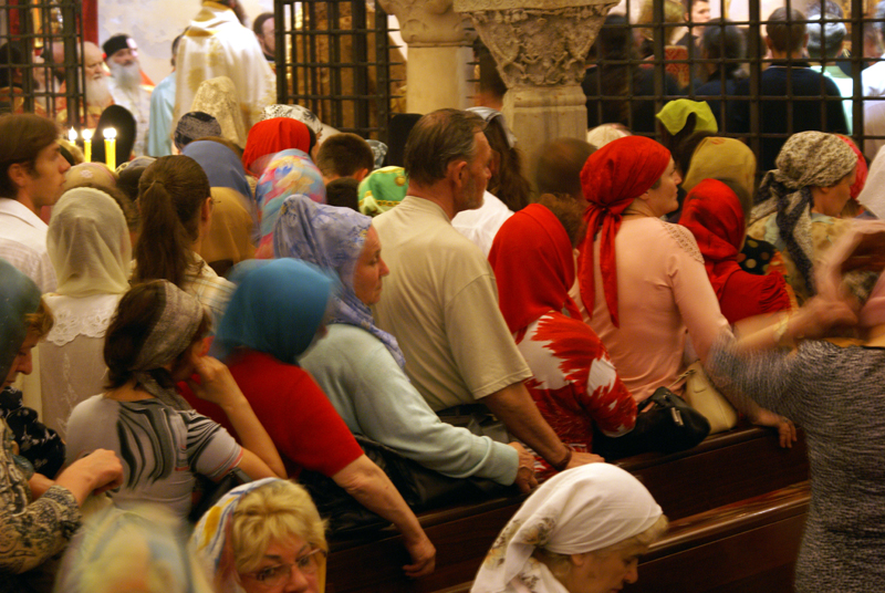 Bari, pellegrini Russi a San Nicola