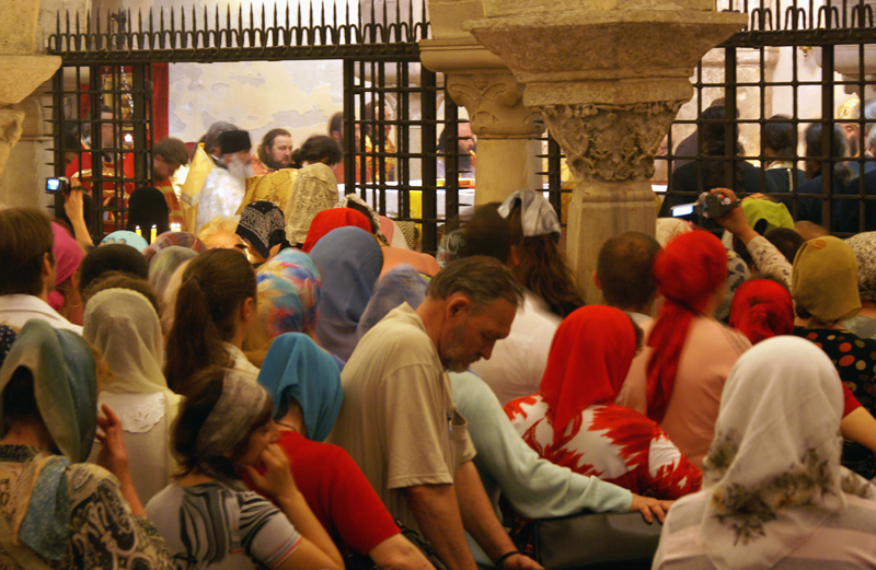 Bari, pellegrini Russi a San Nicola