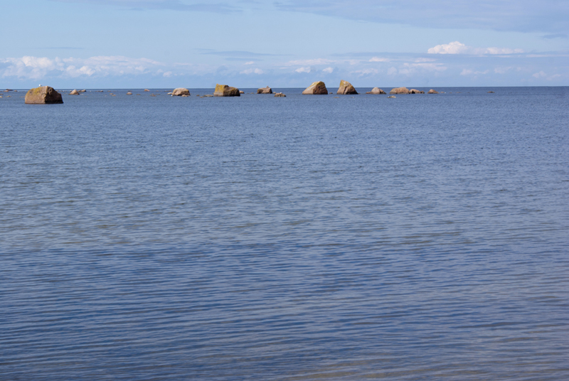 Estonia, Parco Nazionale di Lahemaa, massi erratici