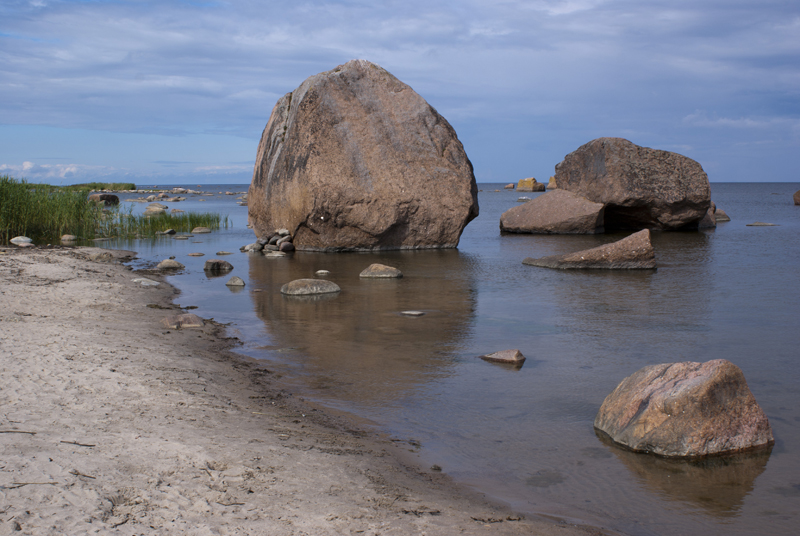 Estonia, Parco Nazionale di Lahemaa, massi erratici